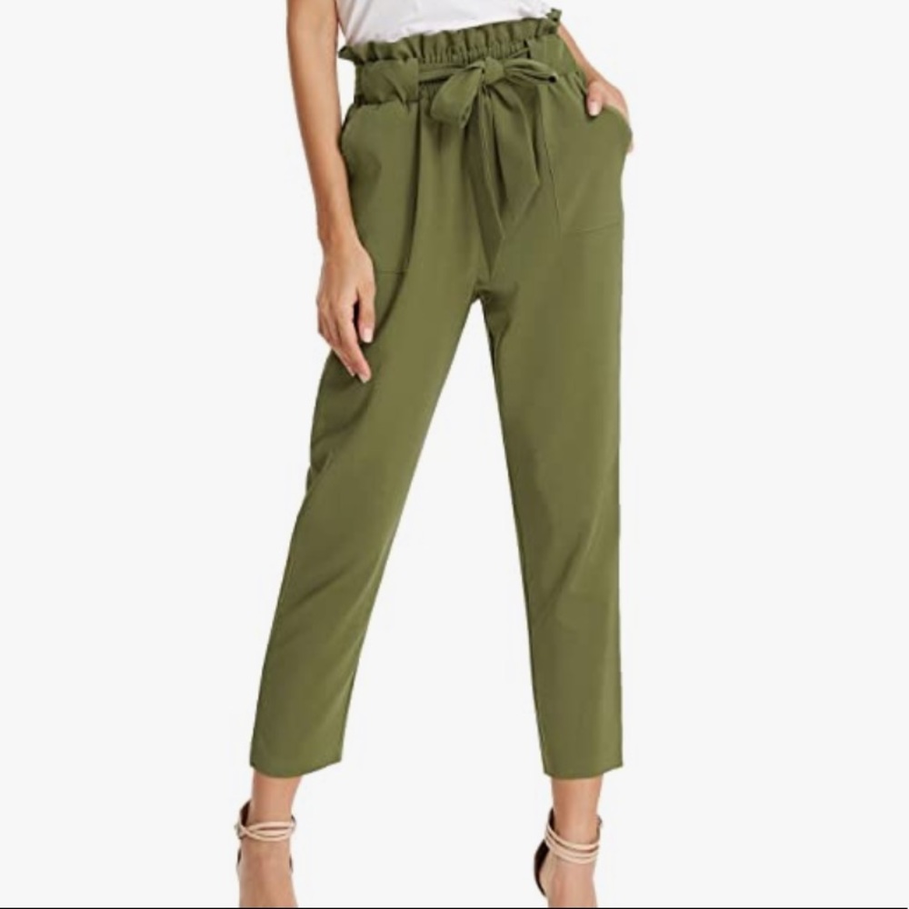 Forest green trousers